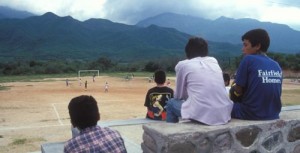 Watching a soccer game in Alamos, Sonora, Mexico. Photo by Anders Tomlinson.